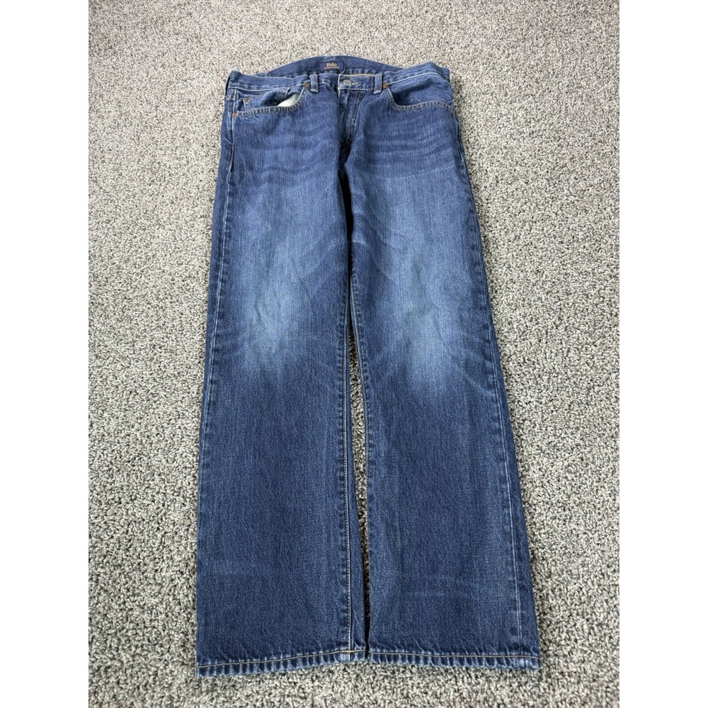 Polo Ralph Lauren Hampton Relaxed Straight Jeans Men's Size 33X30 Blue